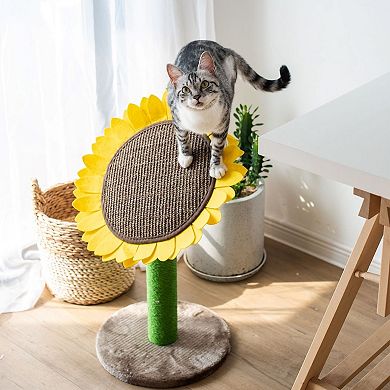 Catry Sunflower Cat Scratching Post