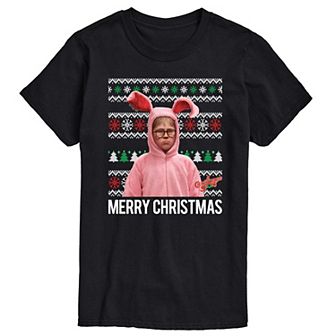 Big & Tall A Christmas Story Merry Christmas Graphic Tee