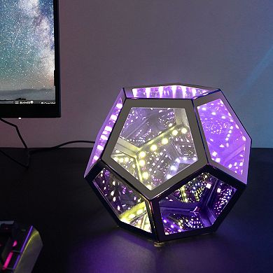 Infinity Dodecahedron Magic Table Lamp