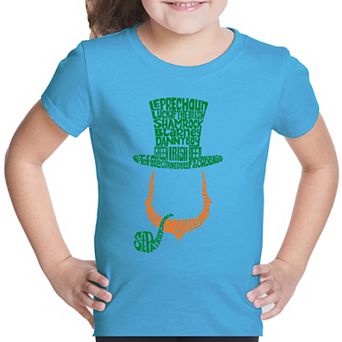 Leprechaun - Girl's Word Art T-shirt