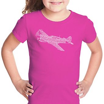 P40 - Girl's Word Art T-shirt