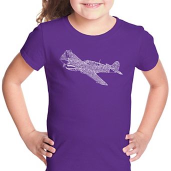 P40 - Girl's Word Art T-shirt
