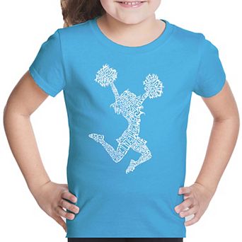 Cheer - Girl's Word Art T-shirt