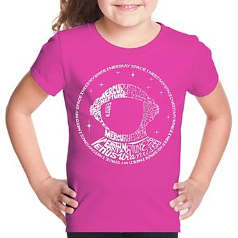 I Need My Space Astronaut - Girl's Word Art T-shirt