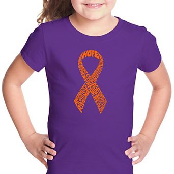Ms Ribbon - Girl's Word Art T-shirt