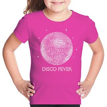 Disco Ball - Girl's Word Art T-shirt