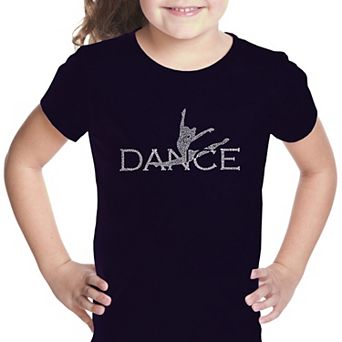 Dancer - Girl's Word Art T-shirt