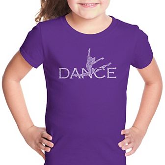 Dancer - Girl's Word Art T-shirt
