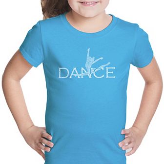 Dancer - Girl's Word Art T-shirt