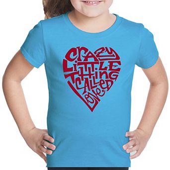Crazy Little Thing Called Love - Girl's Word Art T-shirt