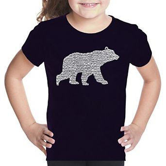 Mama Bear - Girl's Word Art T-shirt