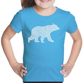 Mama Bear - Girl's Word Art T-shirt