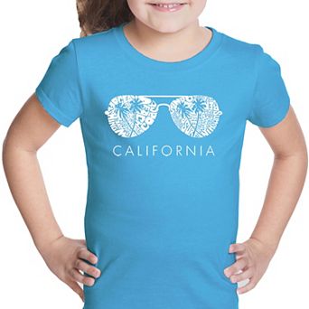 California Shades - Girl's Word Art T-shirt