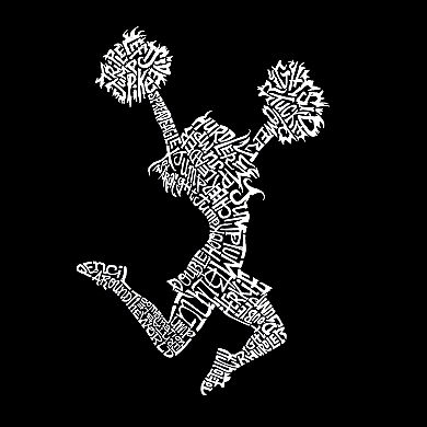 Cheer - Girl's Word Art Hooded Sweatshirt