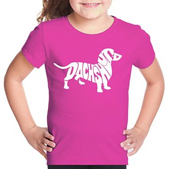 Dachshund - Girl's Word Art T-shirt