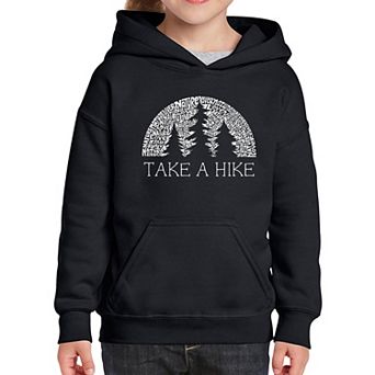 Nature Lover - Girl's Word Art Hooded Sweatshirt
