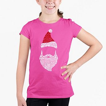 Santa Claus - Girl's Word Art T-shirt