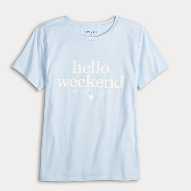 Women's Hello Weekend Graphic Tee