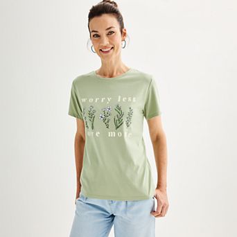Women's Worry Less Love More Graphic Tee