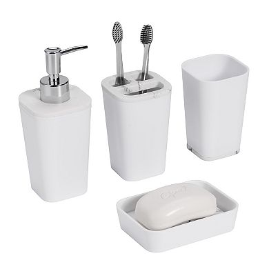 4pc Shaish Bath Accessory Set