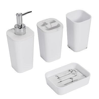 4pc Shaish Bath Accessory Set