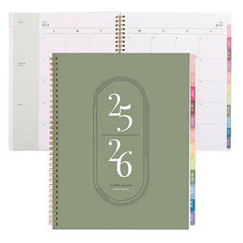 Rileys & Co 2025-2026 12-month Academic Weekly & Monthly Agenda Planner