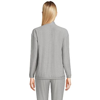 Women's Lands' End Performance UPF 50 Quarter Zip Pullover