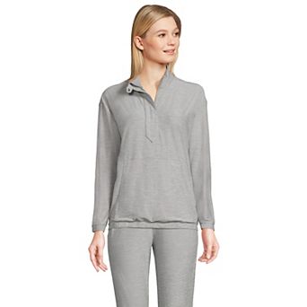 Women's Lands' End Performance UPF 50 Quarter Zip Pullover