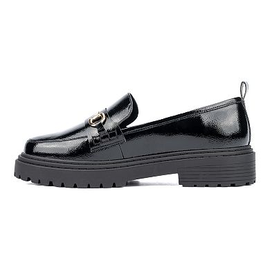 Fashion to Figure Indigo Women's Wide Width Loafers