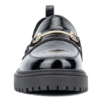 Fashion to Figure Indigo Women's Wide Width Loafers