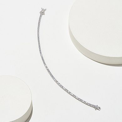Classic Treasures Sterling Silver 5 ct. T.W. Lab-Created Moissanite Bracelet