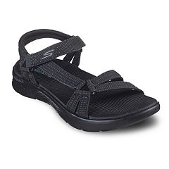 Womens Black Skechers Sandals Shoes Kohl s