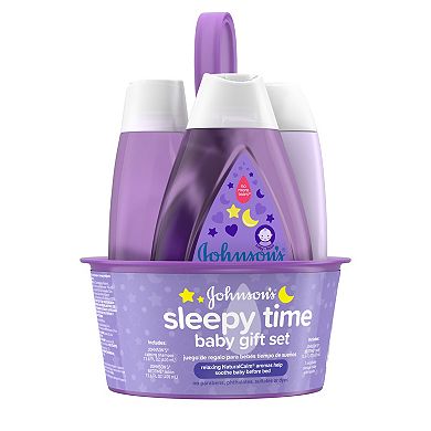 Johnson's Sleepy Time Relaxing Baby Bedtime 4-Piece Gift Set