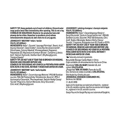 Johnson's Sleepy Time Relaxing Baby Bedtime 4-Piece Gift Set