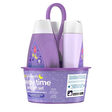 Johnson's Sleepy Time Relaxing Baby Bedtime 4-Piece Gift Set