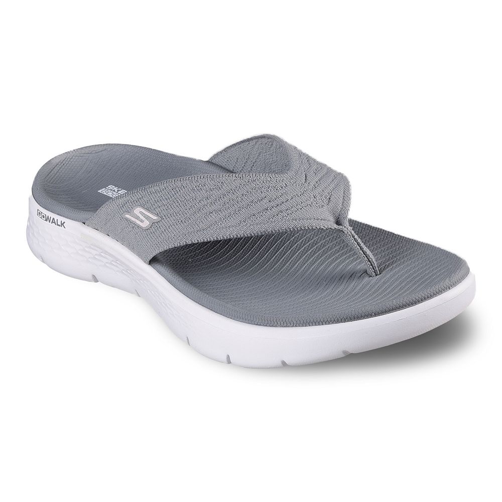 SKECHERS GO WALK FLEX SANDAL グレー Skechers Womens Go Walk Flex Sandal Timeless, Grey, Size 9