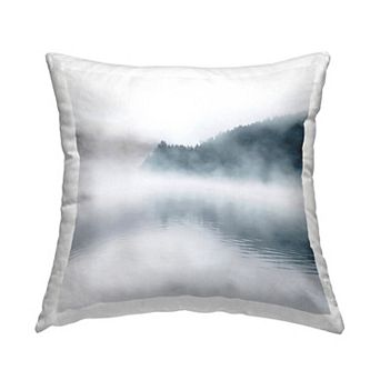 Stupell Home Decor Foggy Lake & Forest Throw Pillow