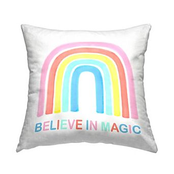 Stupell Home Decor Believe In Magic Decorative Throw Pillow