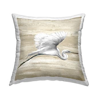 Stupell Home Decor Flying Heron Decorative Throw Pillow