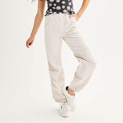 Juniors SO High Rise Parachute Jogger Pants