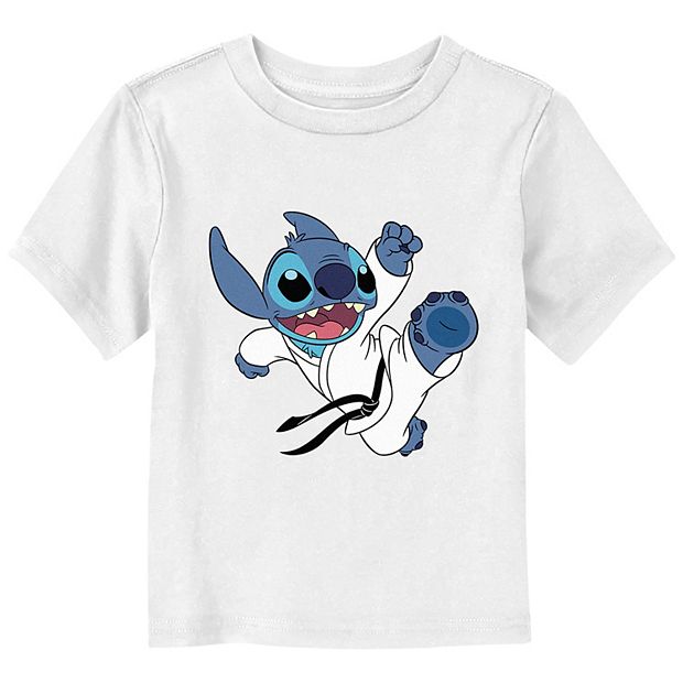 Boy's Lilo & Stitch Black Glasses Stitch Performance Tee