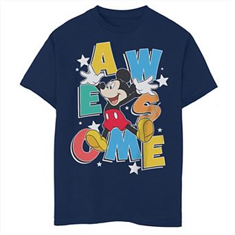 Disney's Mickey Mouse "Awesome" Toddler Boy Graphic Tee