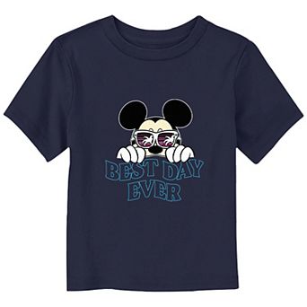 Disney's Mickey Mouse "Best Day Ever" Toddler Boy Graphic Tee