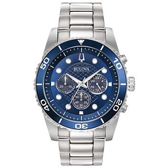 Bulova Men's Sport Stainless Steel Chronograph Watch