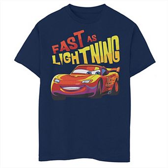 Disney / Pixar's Cars 2 Lightning McQueen "Fast As" Toddler Boy Graphic Tee