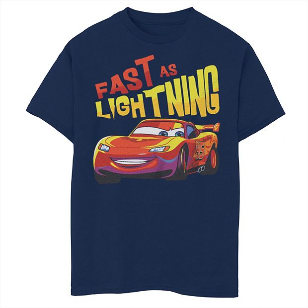 2 pcSet Lightning McQueen Cars Pixar Disney Longsleeve T-shirt and jogging  pants