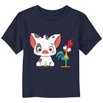 Disney's Moana Pua And Hei Hei Toddler Boy Graphic Tee