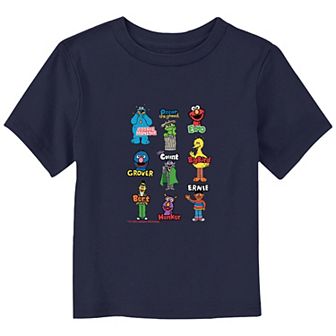 Toddler Boy Sesame Street Elmo And Friends Graphic Tee