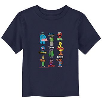 Toddler Boy Sesame Street Elmo And Friends Graphic Tee