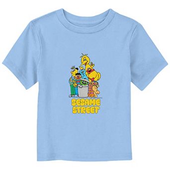 Toddler Boy Sesame Street Characters Group Portrait Graphic Tee
